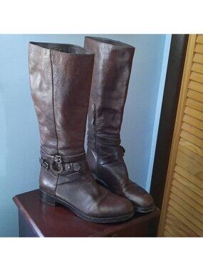 Via Spiga Gabrielle Knee High Riding Boots Size 9